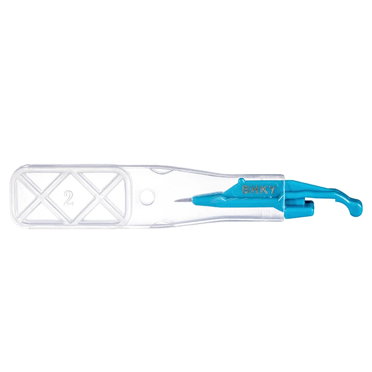 Pattern Can Be Customized Production Blue Sterile Disposable Coronary Artery Scalpel