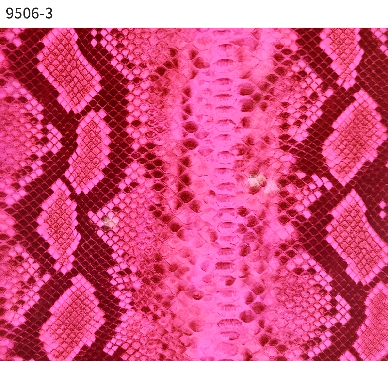 Custom printing thickness 0.5mm Smooth Transparent colored snake pattern PVC film for Other Gift and Craft making PVC film