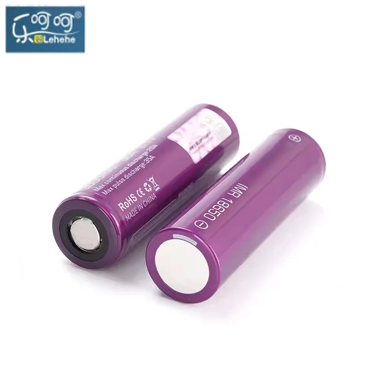 LEHEHE Select_efest 18650 Purple Lithium-ion Battery, 3500mah 3.7V, Single Cells or 48V Pack Options 3.7V Efest Gua 3000mah 0.5C