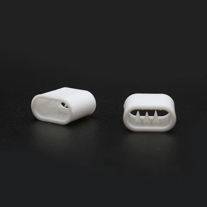 One Time Use wristband Locking Clasp Plastic Slide Buckle Lock with Teeth For Party Festival Fabric Woven Wristband