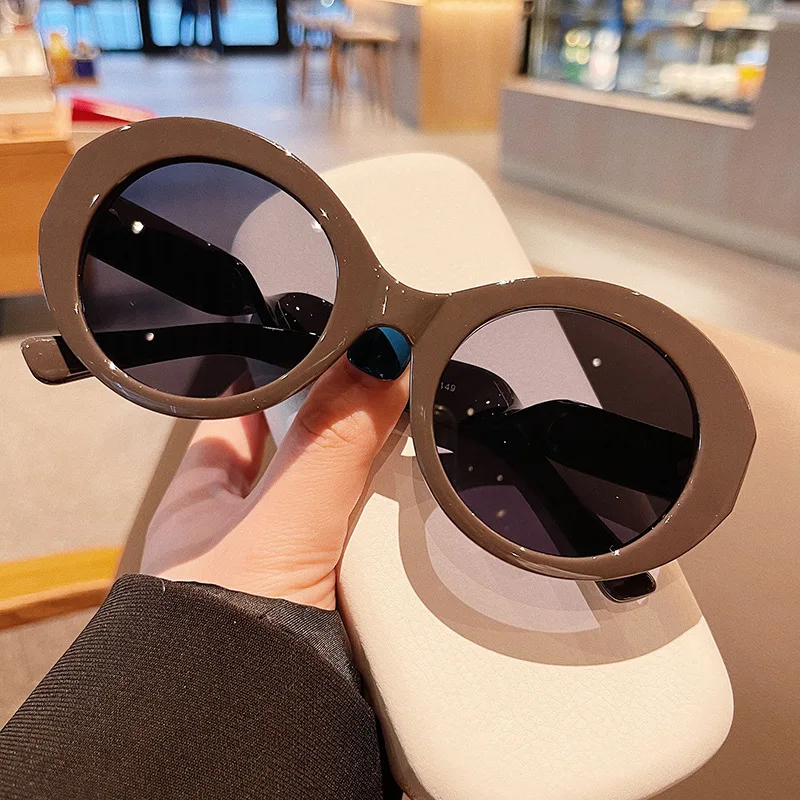 LBAshades 2023 новые модные солнцезащитные очки в овальной оправе люксовые брендовые дизайнерские оптом пользовательские оттенки
