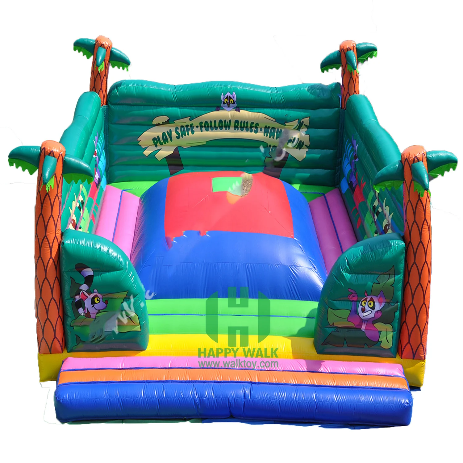 2022 HI  Commercia inflatable climbing mountain and inflatable air slide bouncer mount for kids and adults in sale