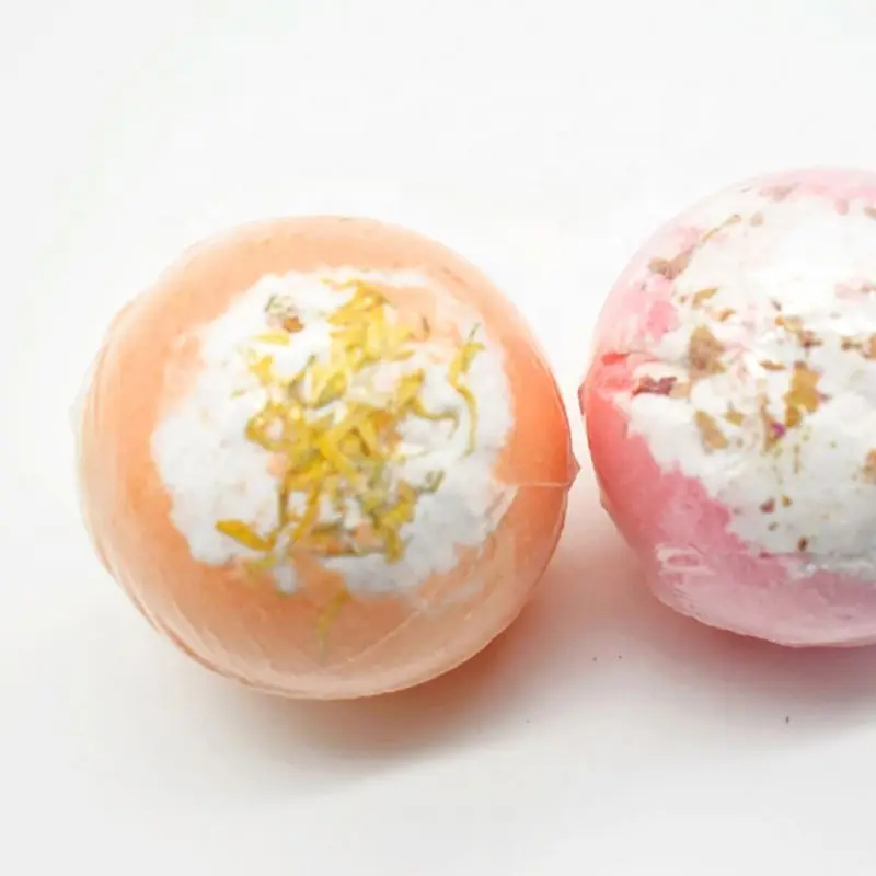 Hot Selling Private Label Customized Rich Bubble Floral Scent Vegan Bath Bombs