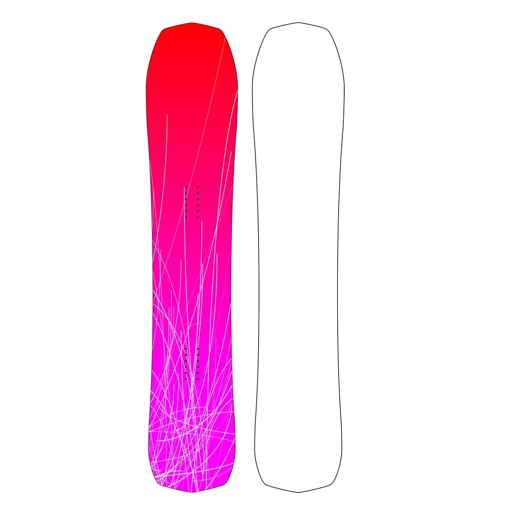 Snowboard Ski Equipment by Manufactory China Factory Price Directional Snowboard OEM Customized Adult Sandwich Light Poplar Wood