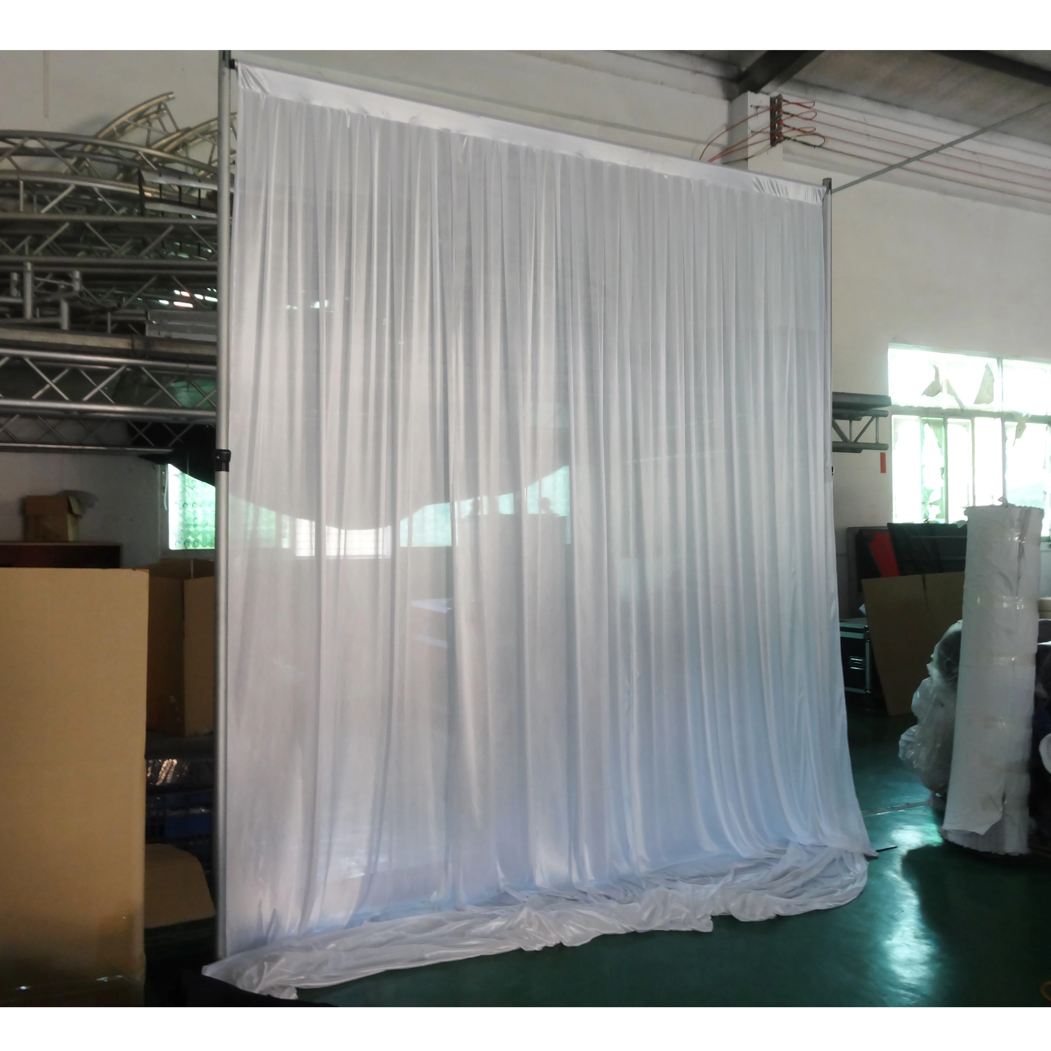 
Adjustable backdrop stand pipe drape fabric backdrops for weddings 