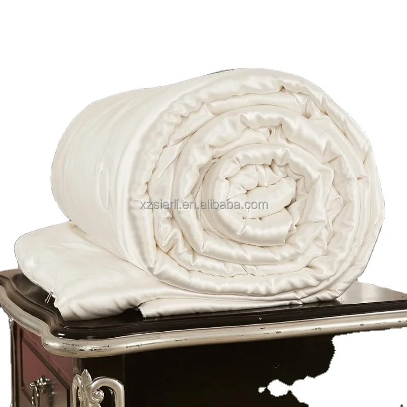 Chinese four seasons  100% Pure Long Grade Mulberry Silk Filled Comforter/quilt/ Duvet
