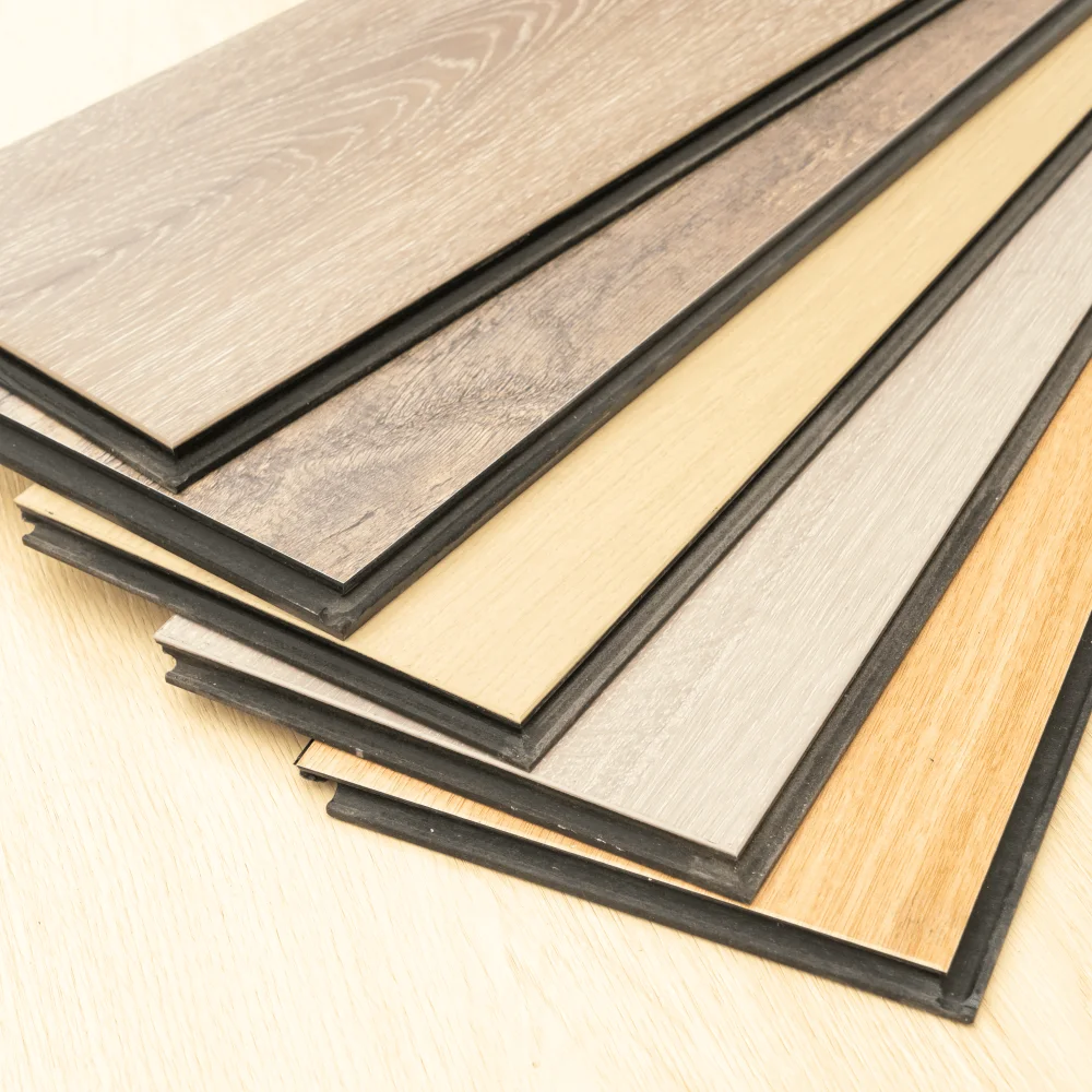 8mm-12mm Click Laminate Wood Flooring Waterproof Anti-Slip Easy Installation Walnut Color Laminate Flooring