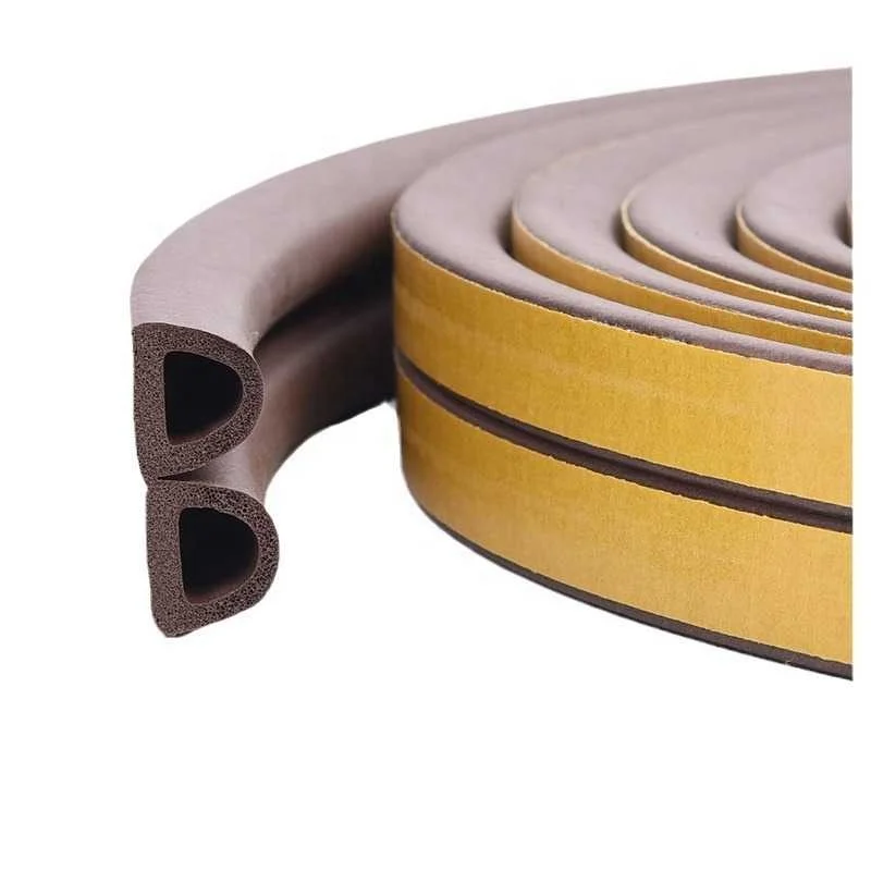 Door Sealing Strip Door Window Windproof Sound Insulation Warm Adhesive Strip Plastic Steel Window Gap Anti-Theft Door