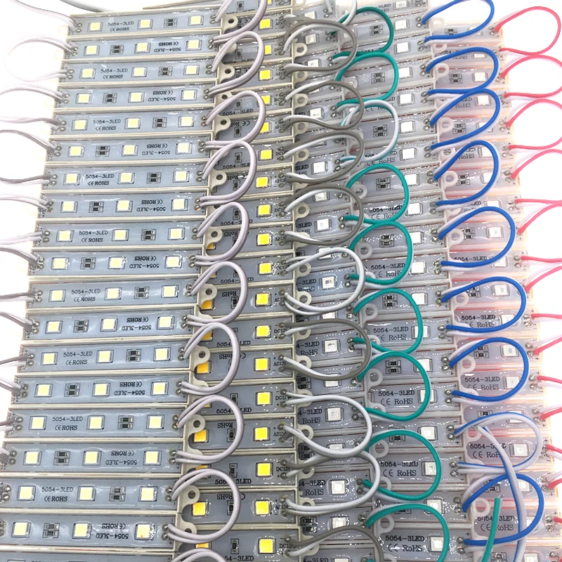 Заводская OEM низкая цена высокая яркость IP65 Smd 5054 3Led Ce Rohs светодиодные модули для рекламных знаков 0 75 w 5050 светодиодный