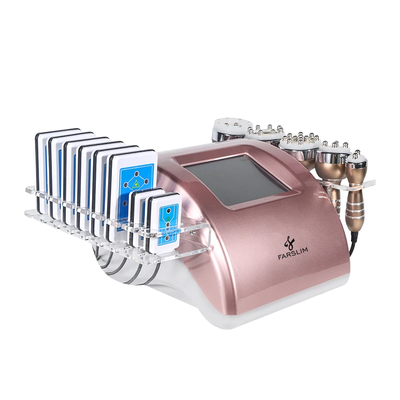 Beauty Salon Use 80k Cavit Radio Frequency RF S Shape 40k Skin Tightening Vacuum Slimming Cavit Machine