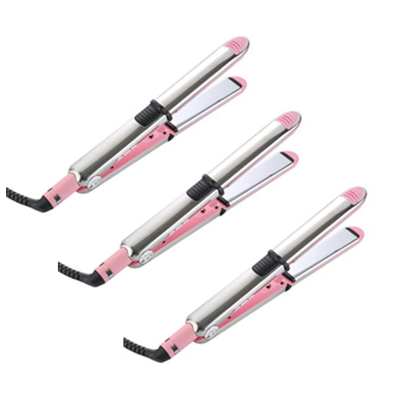 Выпрямитель для волос AIWO, профессиональный розовый выпрямитель для волос, 2021