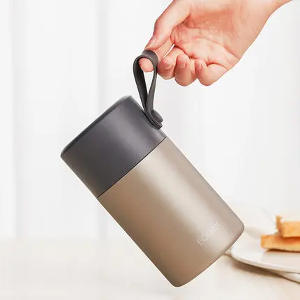 Wholesale New Arrival 550ml Stainless Steel Lunch Box Vacuum Insulated Food Double Layer Braised Beaker