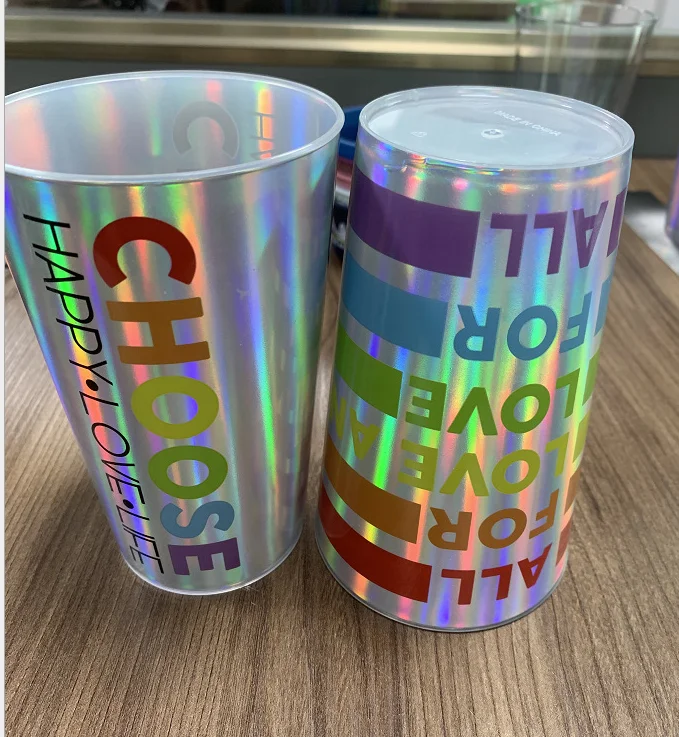 Top-ranking laser iml labels laser in mold labeling printed in mould label for plastic cup
