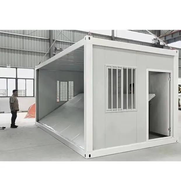 Складной самосборный дом-контейнер, устойчивый к урагану, складной, плоский, 40 футов, модульный сборный дом