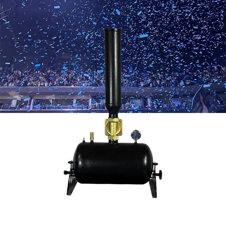 Сценический конфетти пушка CO2 большой стадион выстрел 20 м стример DMX512 пульт дистанционного управления