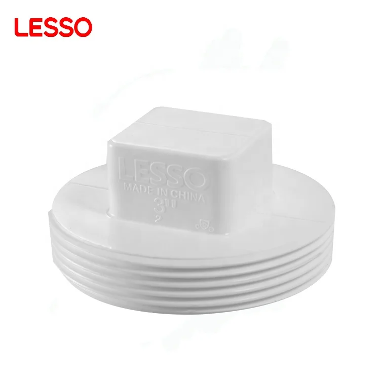 LESSO ASTM standard PVC DWV fittings cleanout plug