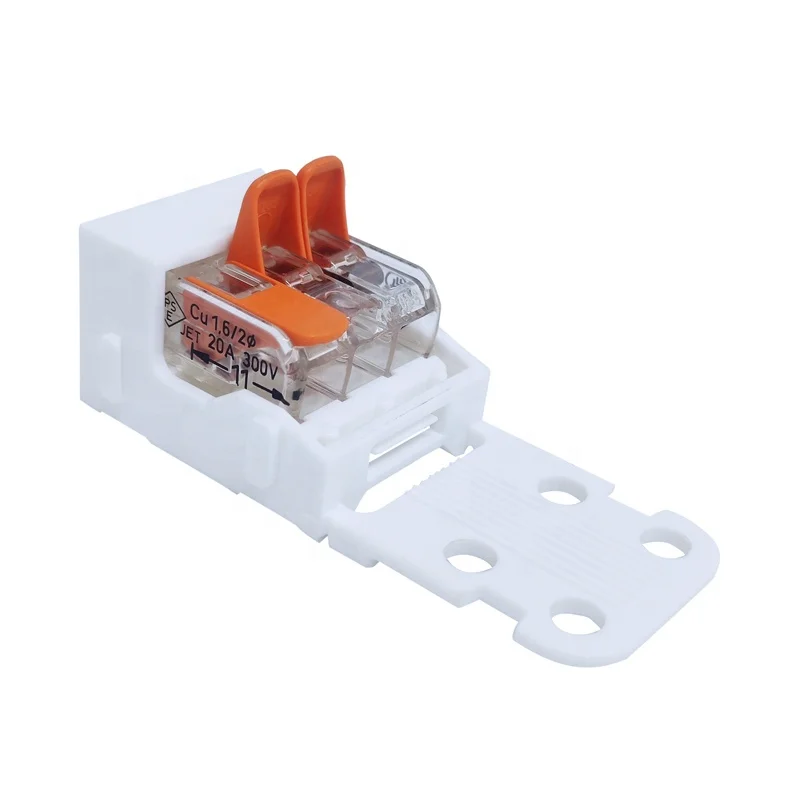 WAGO 221-503 Mounting Carrier for 221-413 3 pole wire connector