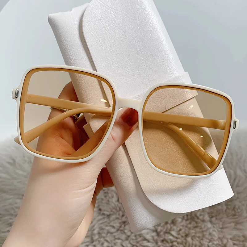 2024 New design Luxury Oversized square sunglasses women shades gradient sunglasses luxury uv400 in stock