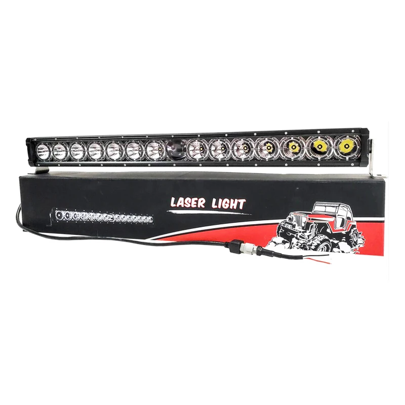high power LED Bars 4X4 Lazer 112W Long lighting distance Off road 32 inch Auto Electrical System LED Laser light bar with DRL
