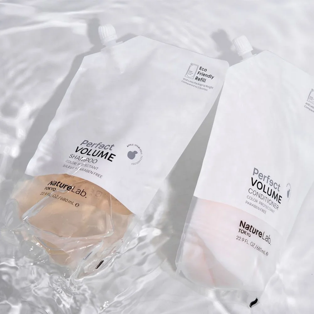 Custom 100ml Cosmetic Stand Up Pouch Soap Packaging Bag, Biodegradable Soap Refillable Aluminium Printed Spout Pouch