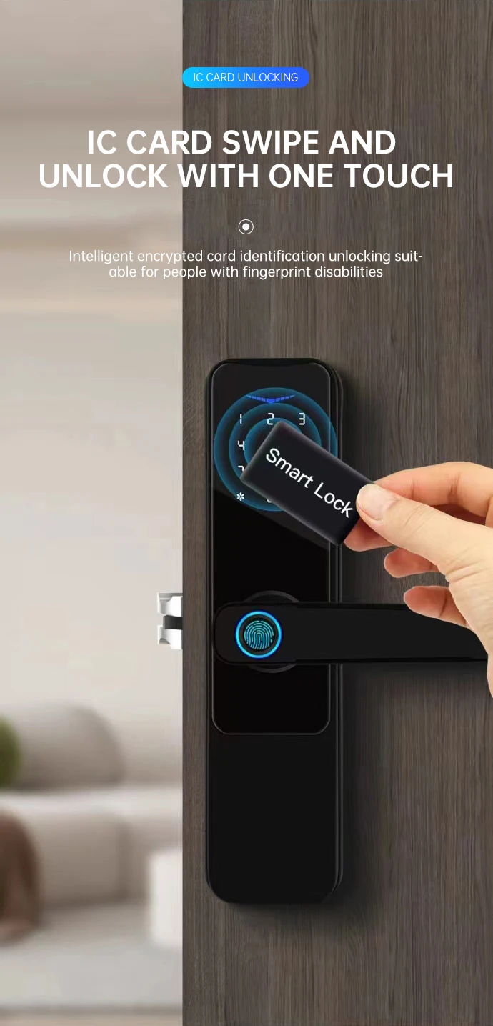 Водонепроницаемая электронная система блокировки для отелей USB RFID с одной защелкой врезной замок замены двери