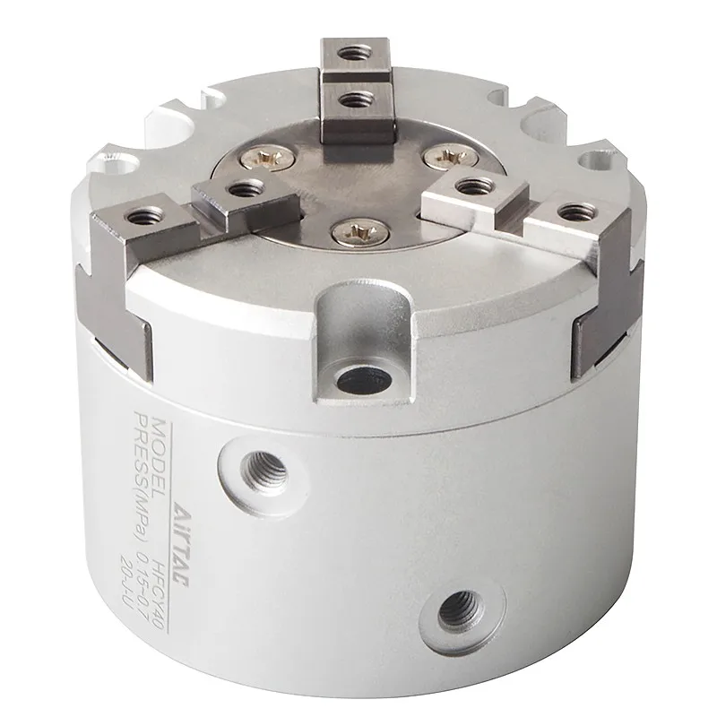 HFCY16 HFCY20 HFCY32 HFCY40 HFCY50 HFCY63 AIRTAC трехчелюстной пневматический цилиндр с захватом