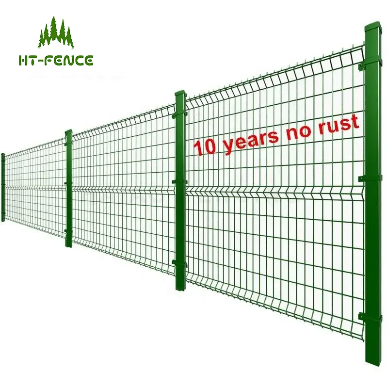HT-FENCE индивидуальный домашний уличный декоративный 3D изогнутый сварной сетчатый садовый забор Легко собранный для шоссе
