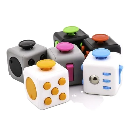 Decompression dice anti-irritability anxiety decompression button toy cube to vent artifact boy toy adult decompression