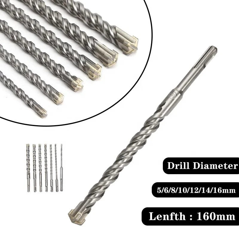 SDS Max Cross Head Hammer Drill Bits for Brick/Stone/Concrete Drilling
