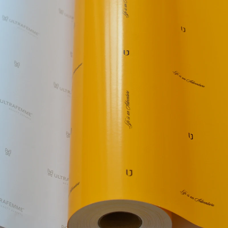 customized logo 100g rolling wrapping papers for beauty products stylish clothes tissue paper gift wrapping paper