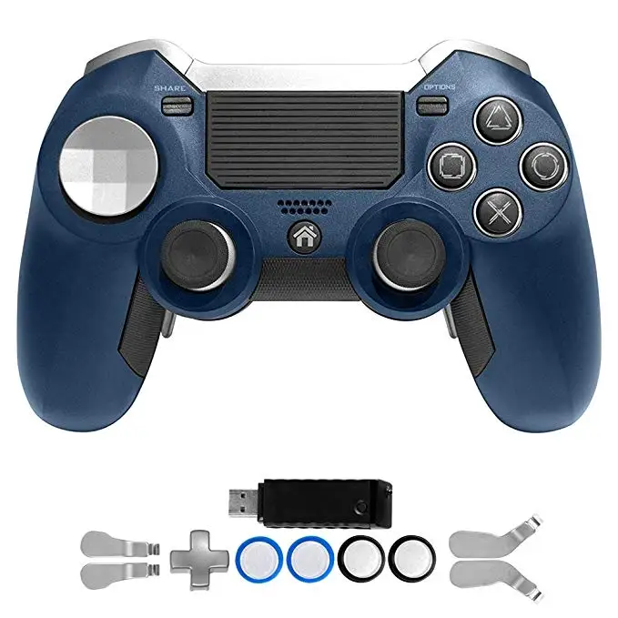  Тяжелая двойная вибрация Elite PS4 2 4G беспроводной пользовательский игровой контроллер Джойстик для консоли Play Station