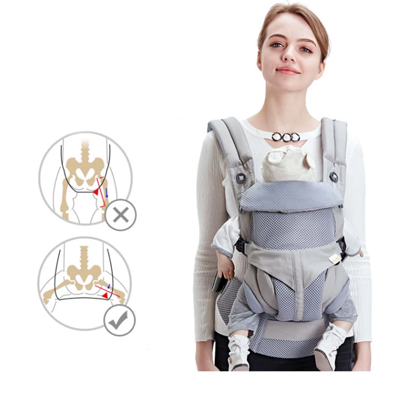 Front and back waist carrier ergonomic multifunctional tactical baby hip waist carrier