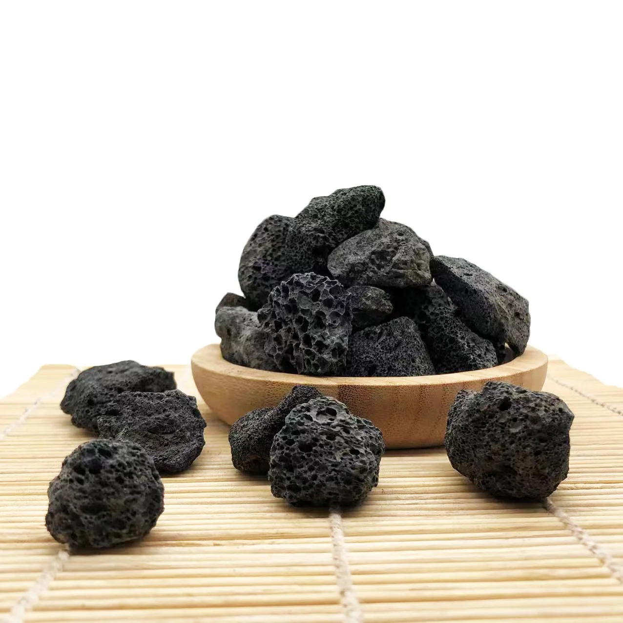 Производитель булыжника прямая продажа красный и черный базальт вулканический камень аквариумные лавовые камни для продажи