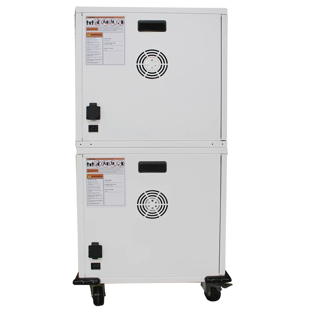 Double-deck 10*2 ports AC&DC Charging cabinet
