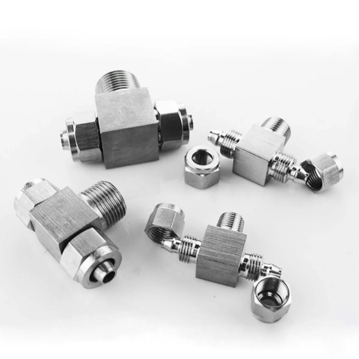 Pneumatic Tube Quick Connector Stainless Steel Quick Twist Fitting Pneumatic Components