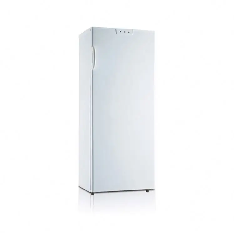 156L Manufactory Wholesale Solid Door No Frost Vertical Freezer Kitchen Fridge