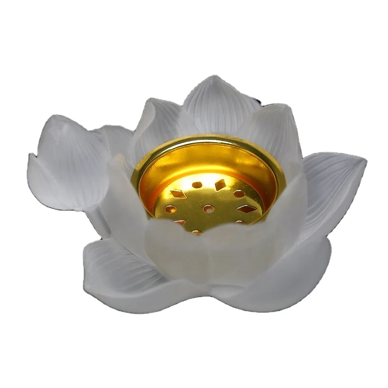 latest lotus crystal   incense burner for home decor office hotel wedding villa party ornament