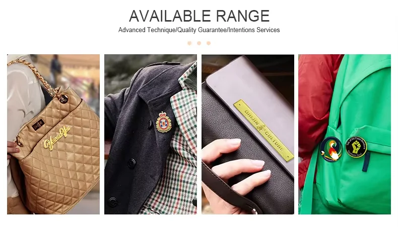 Lapel Pin Metal Badge For Company School Uniform Custom Metal Staff Magnetic Pin Wing Sword Badges Manufacturer