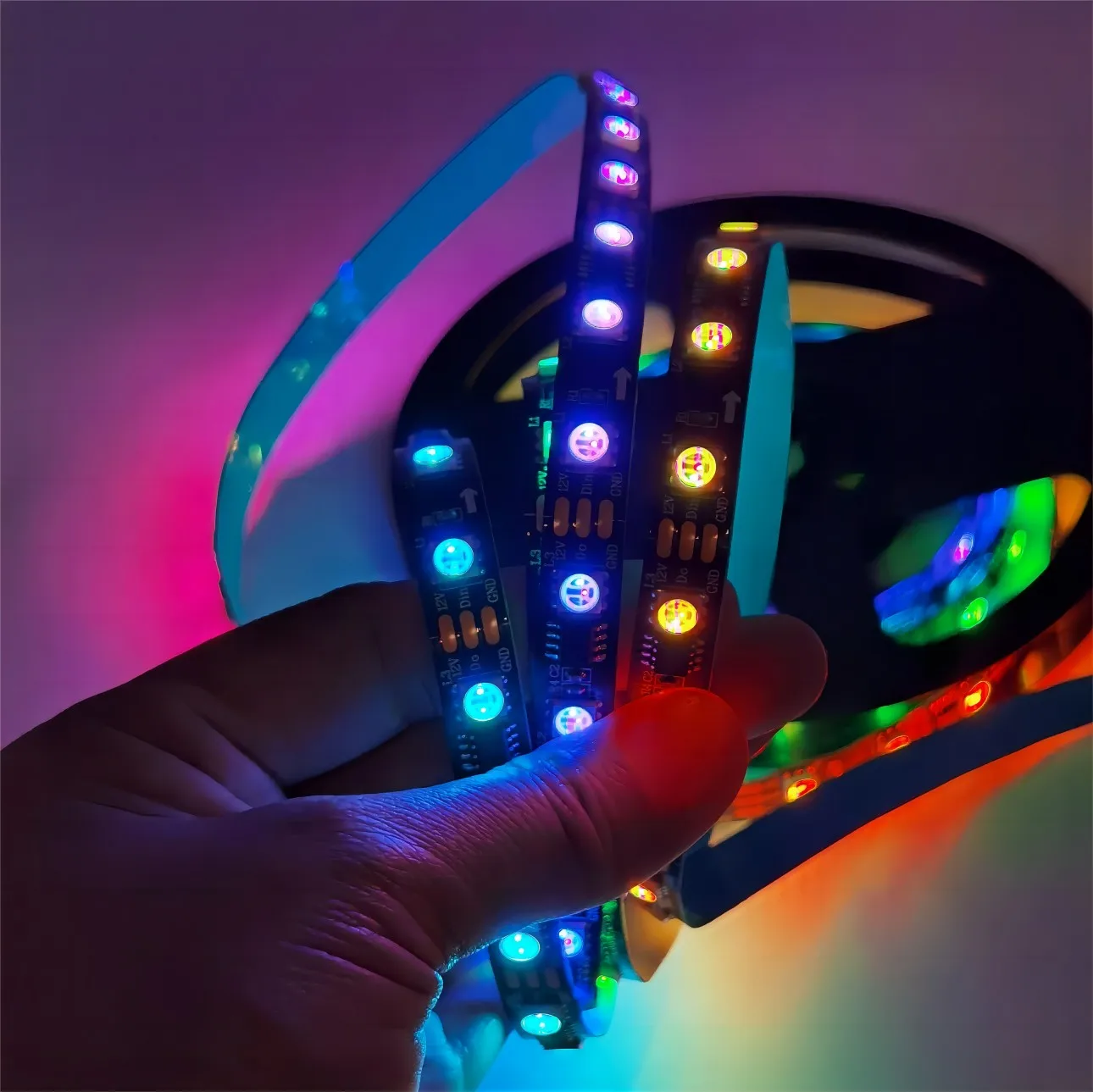 2811 adressable dream led strip lights 12v ws2811 disco running sequential addressable rgb ws2811 led strip led strip 5m