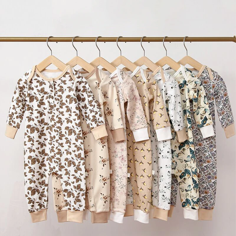 Пользовательская одежда для малышей, комбинезон, оптовая продажа, пижамы, Одежда для новорожденных, готовый к отправке комбинезон