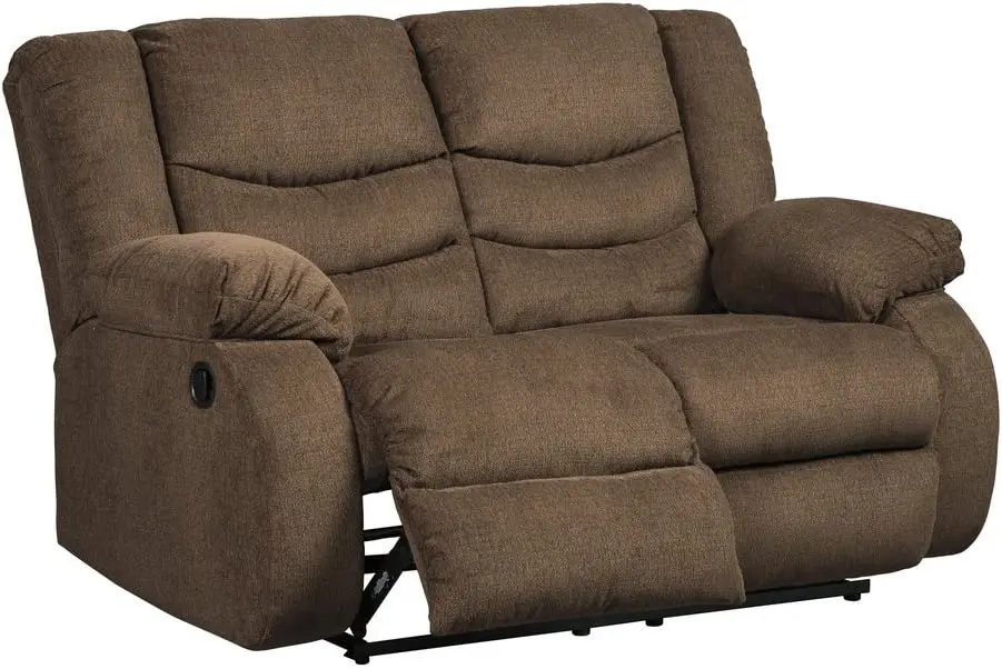 Comfortable Fabric Manual High Back Loveseat Motion Recliner Sofa Set With Massage For Living Room