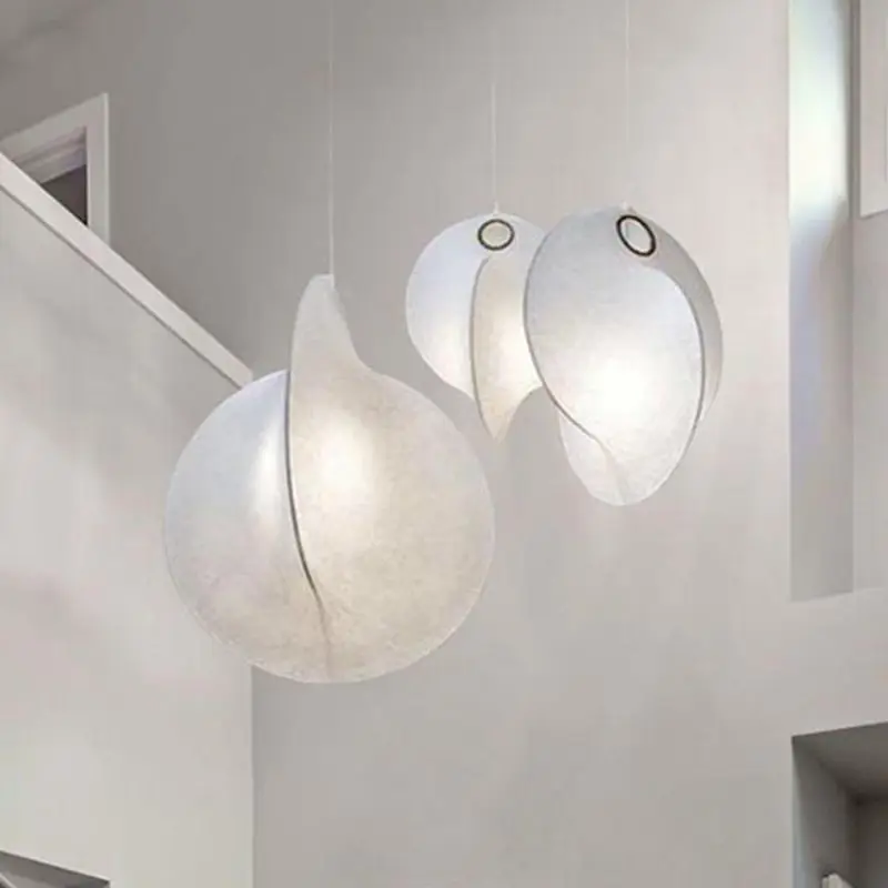 Декоративная шелковая светодиодная люстра