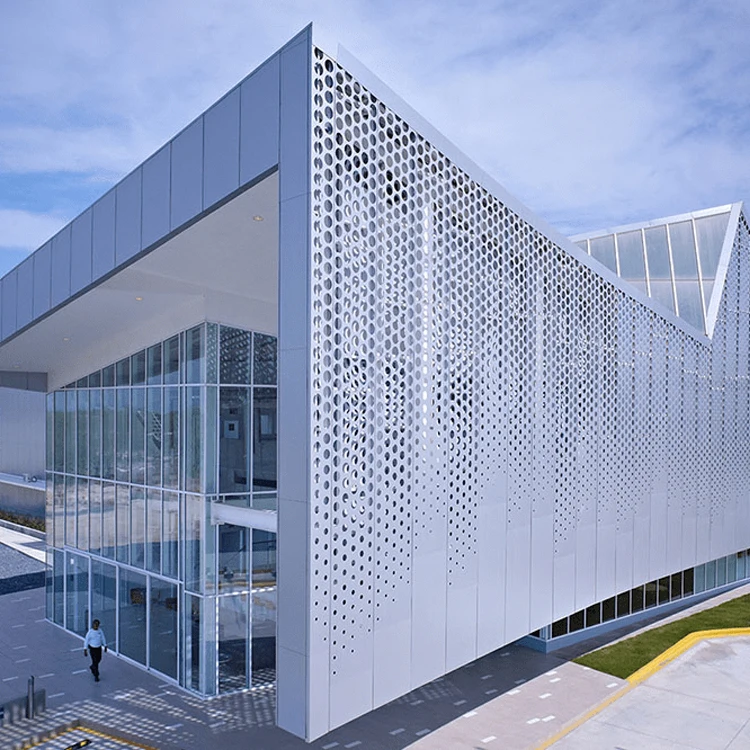 Perforated Aluminum Metal Wall Facade Panel