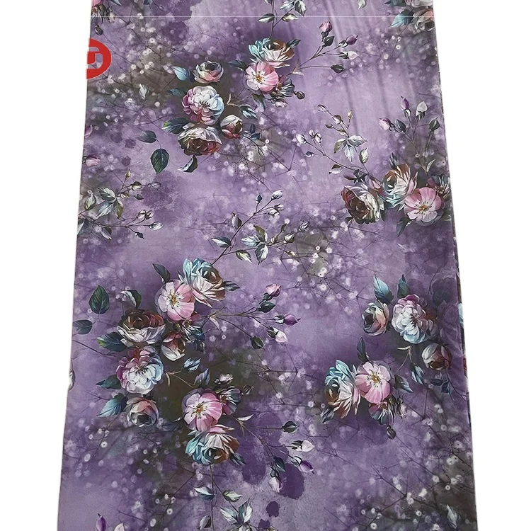 New fashion soft and comfortable 100% Polyester fabrics digital print fabric muslin blanket for cute baby