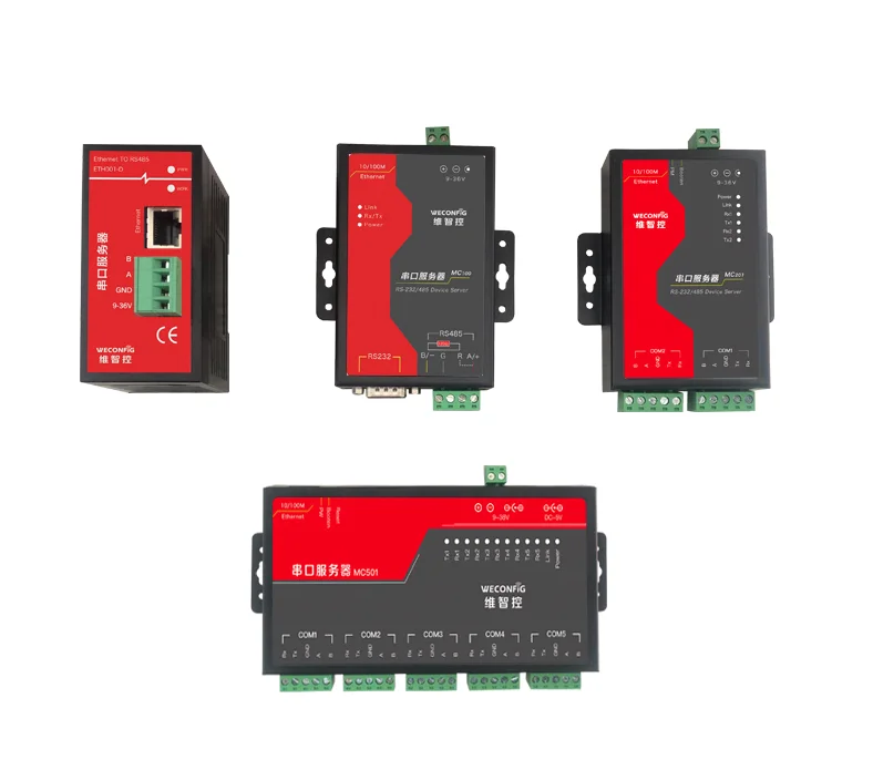 High speed stable Serial Server E810-DTU-V2.0 two-way transparent transmission RS485/RS232 to Ethernet Converter