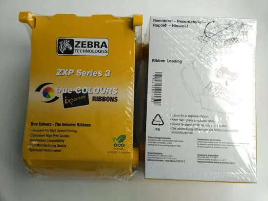 Zebra 800033-340 YMCKO цветная лента 280 принты для использования с принтером ZXP серии