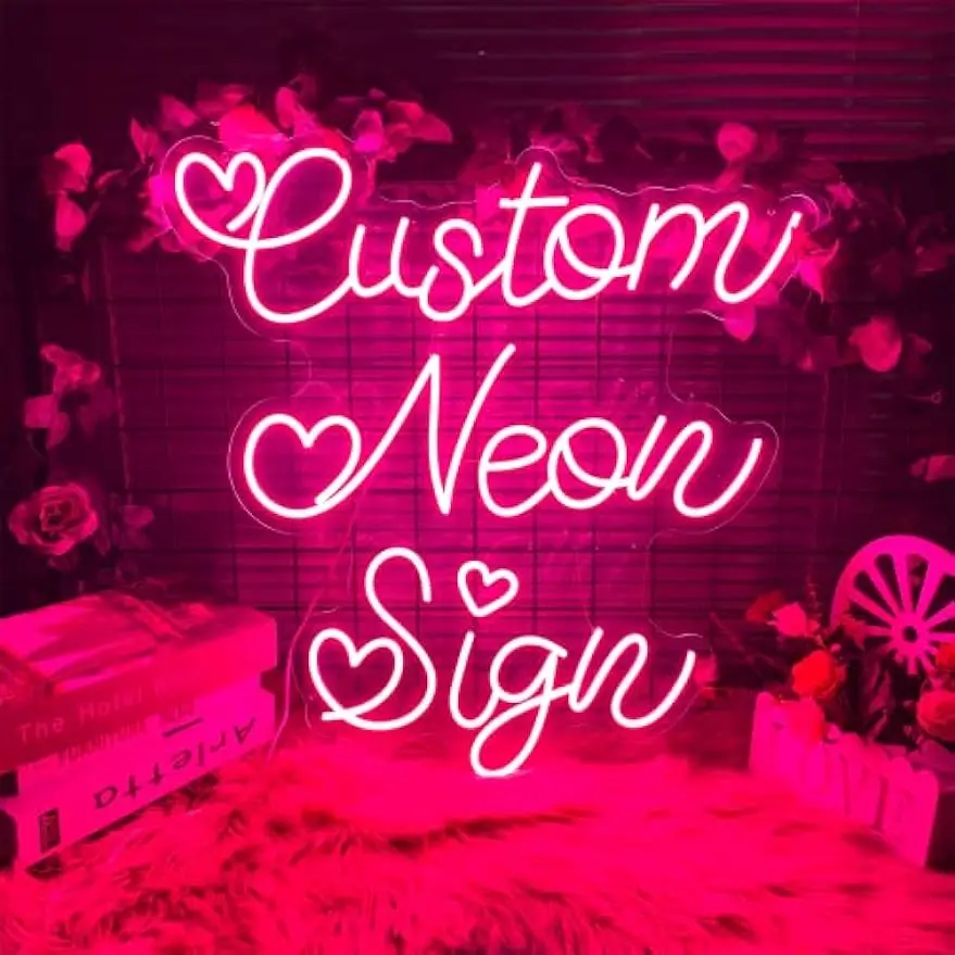 Fast Delivery Acrylic PVC LED Wall Mount Cute Neon Sign Party Wedding Room Decor Aesthetic New Design Custom Neon Sign