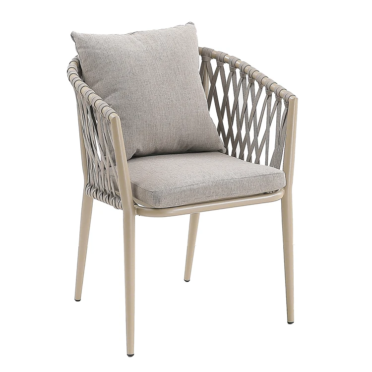 Factory Modern Coffee Shop Holiday Village Pool Garden Patio Dining Chain Catering Project Wicker Rattan Chair Outdoor Furniture