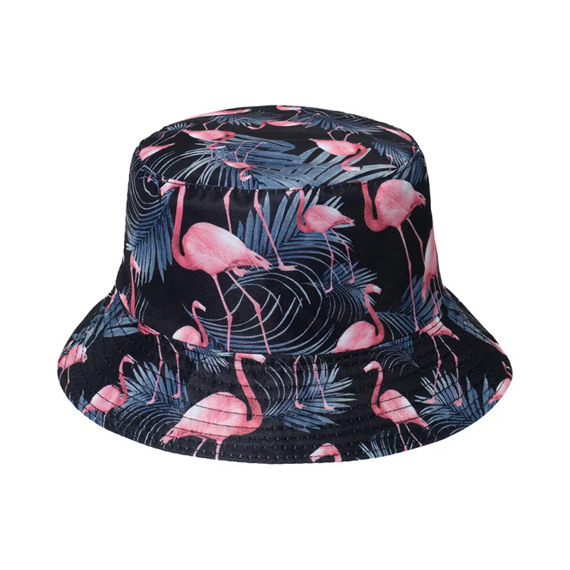 Custom Logo All-Print Fisherman Bucket Hat Reversible Sublimated Embroidery Cap Velour Casual Halloween Gifts Cartoon Leaf