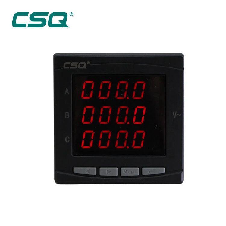 
Voltage meter with rs485 communication Voltmeter AC 380V CE voltage digital panel meter LED display supplier 